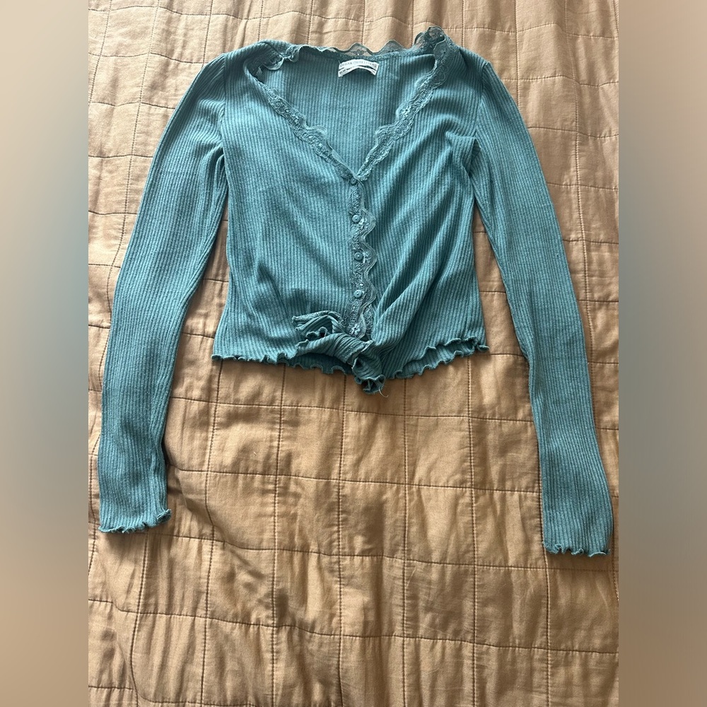 Tie front shirt